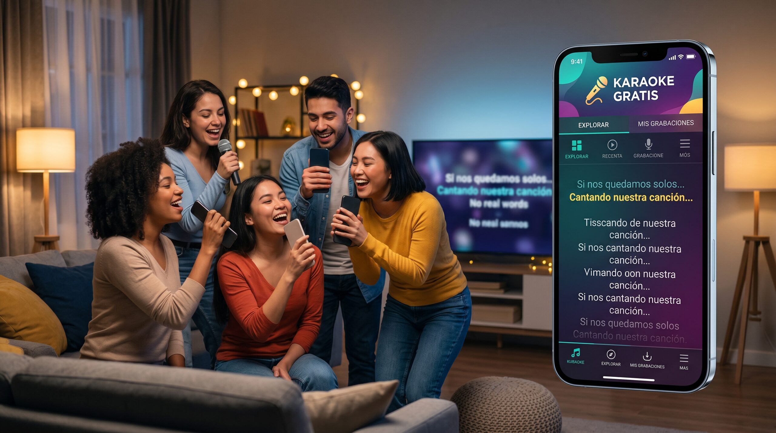 App de karaoke para cantar con amigos